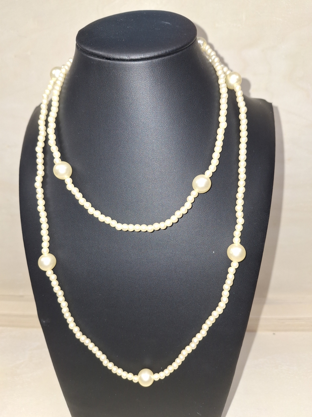 Classic Ivory Faux Pearl Strand Necklace - Women Jewelry